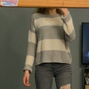 EUC Hippie Rose Stripe sweater Sz S